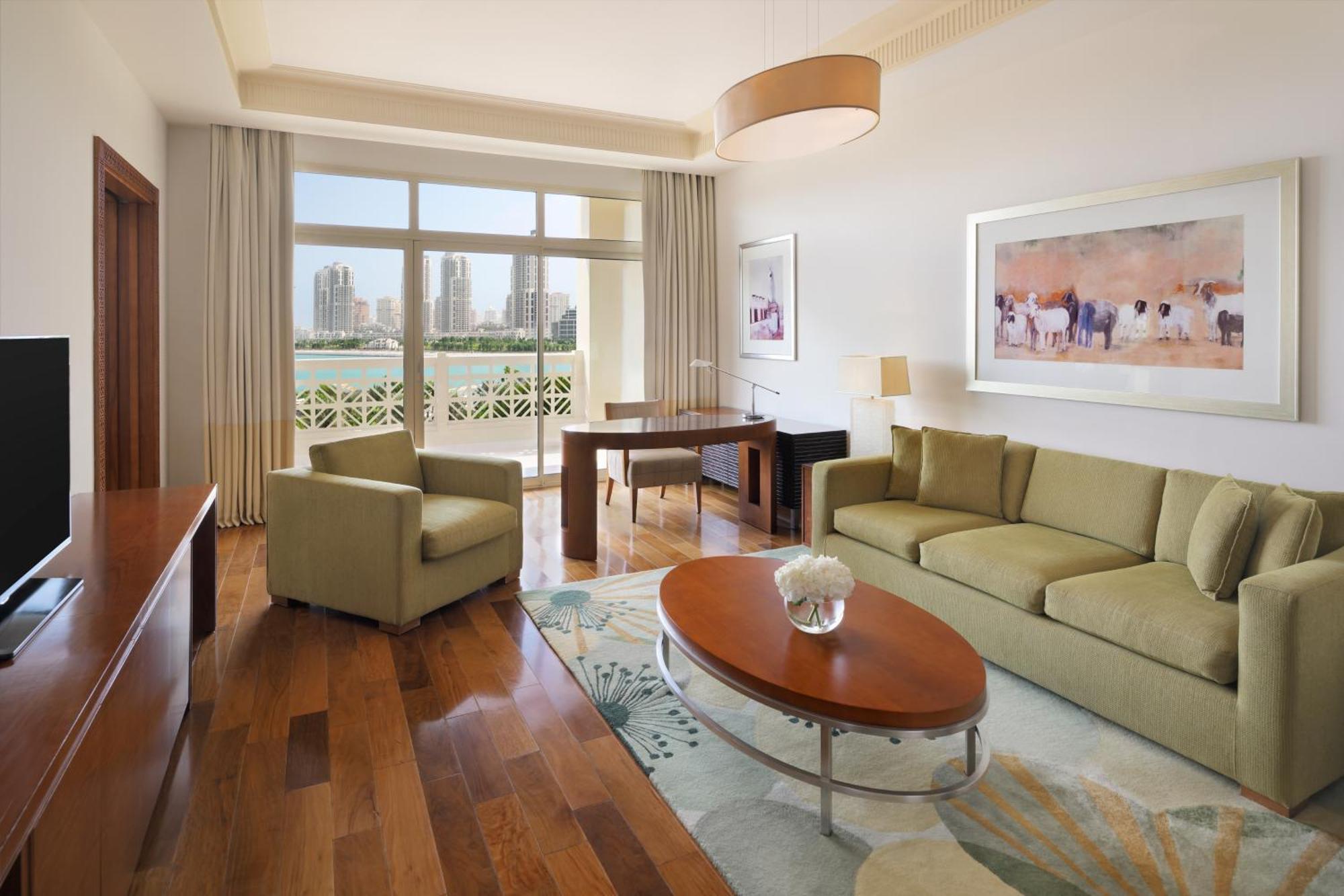 多哈君悦别墅酒店 外观 照片 Living room